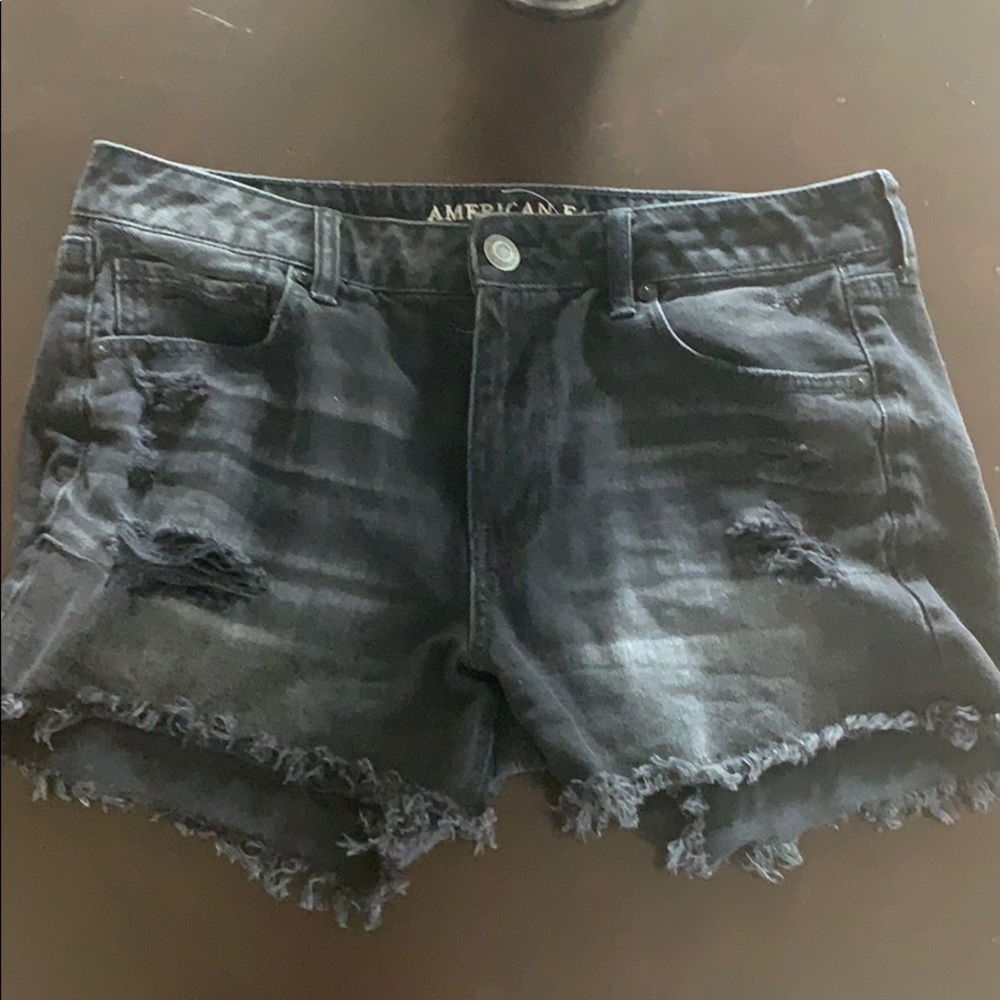 American Eagle Ripped Jean Shorts